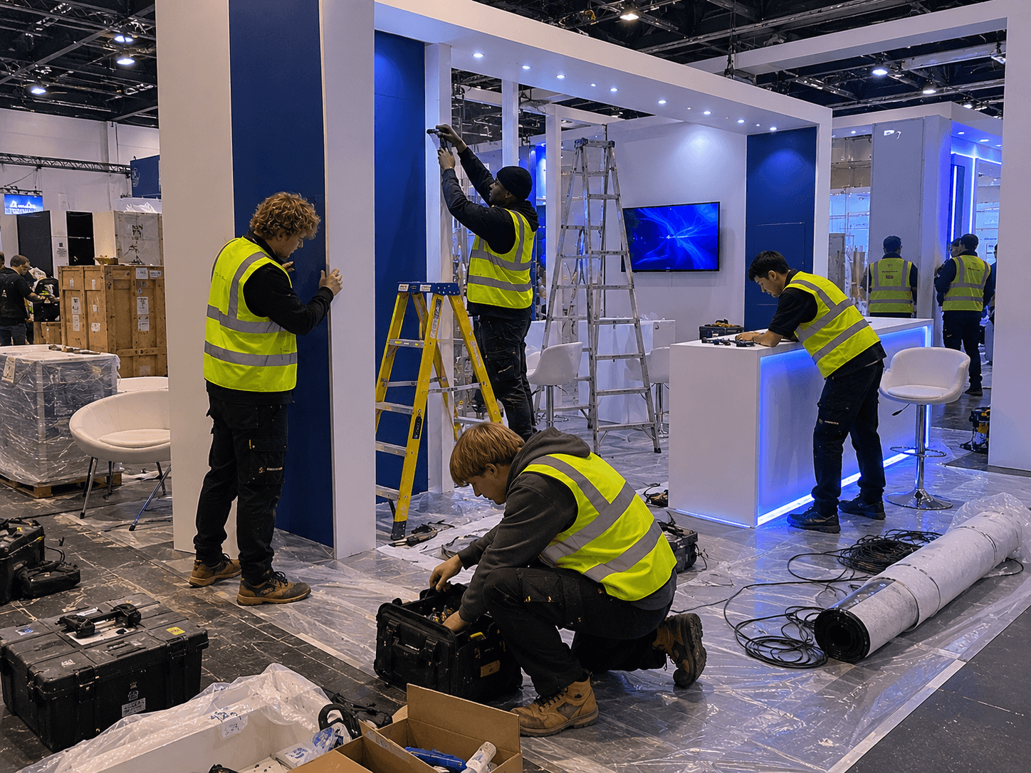 Sponsor exhibition build for a pharma congress